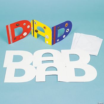 24 Design Your Own! Dad Accordion Cards