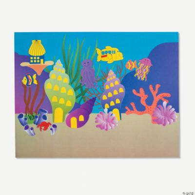 12 Design Your Own! Fish City Sticker Scenes