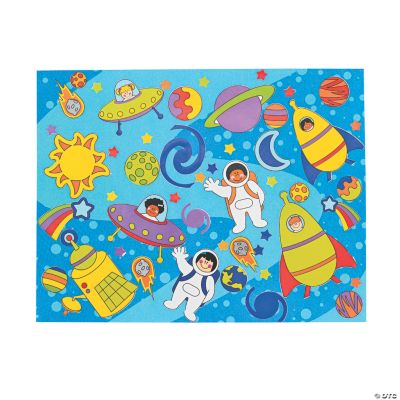 12 DIY Solar System Sticker Scenes
