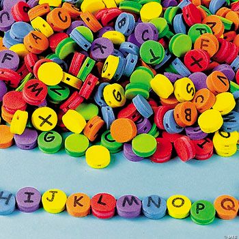 Fabulous Foam ABC Beads