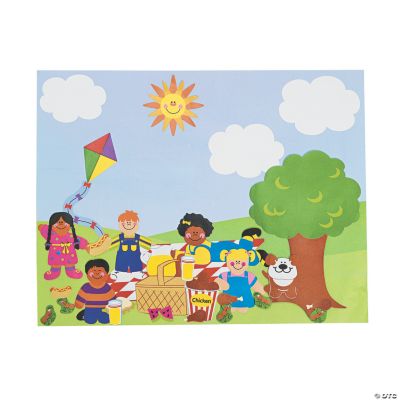 12 DIY Picnic Sticker Scenes
