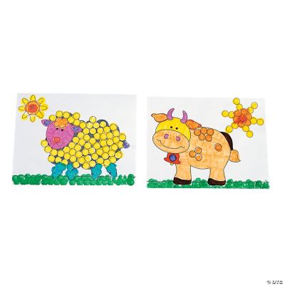 50 Farm Animals Dot Marker Activity Sheets