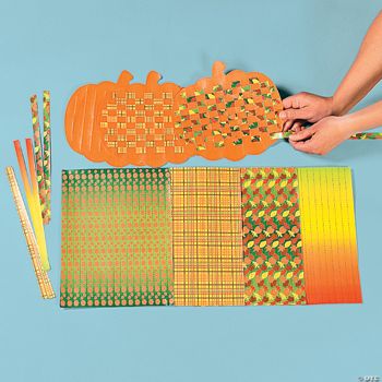 Pumpkin Weaving Mats