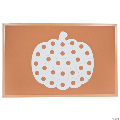 DIY Giant Pumpkin Photo Bulletin Board Puzzle