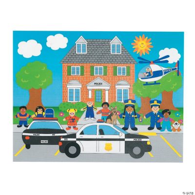 12 DIY Police Sticker Scenes