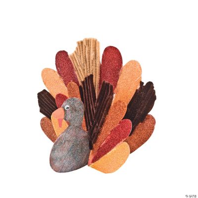Design Your Own 3D Paper Turkeys