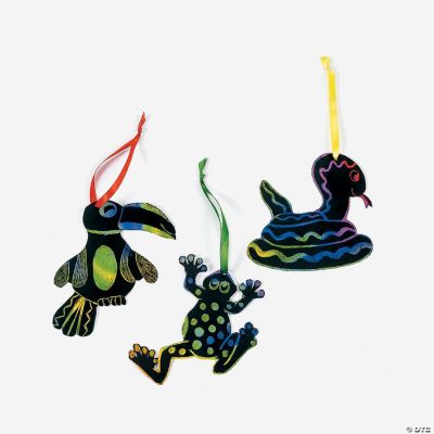Magic Color Scratch Jungle Ornaments