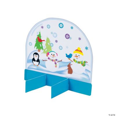 DIY 3D Snow Globe Sticker Scenes