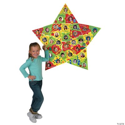 DIY Star Photo Bulletin Board Puzzle