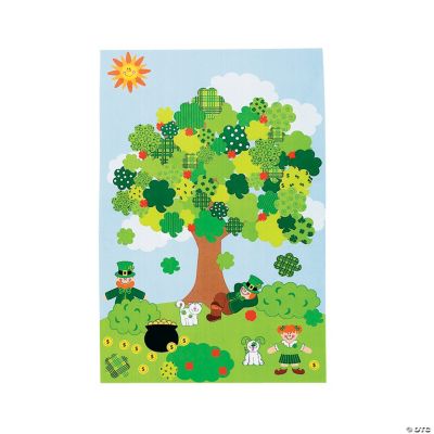 12 Design Your Own! Giant Shamrock Tree Sticker Scenes
