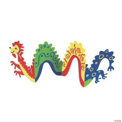 DIY Chinese New Year Dragon Accordion Cards