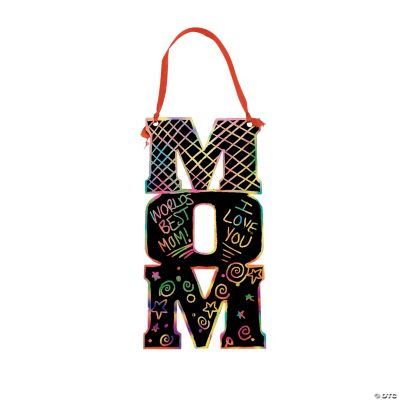 Magic Color Scratch Mom Ornaments