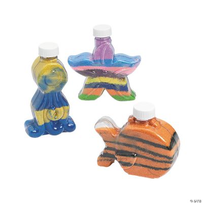 12 Under The Sea Sand Art Bottles
