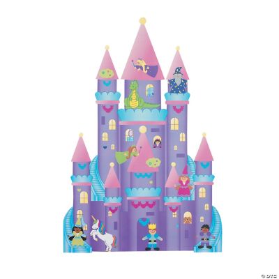 12 DIY Giant Enchanted Castle-Shaped Sticker Scenes
