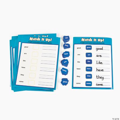 Sight Word Match Up Activities