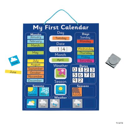 My First Calendar Magnetic Chart