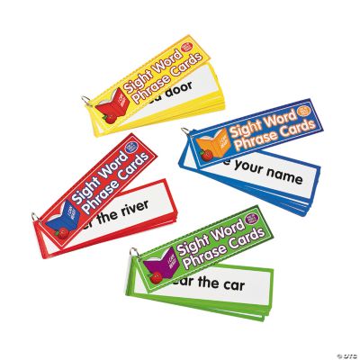 4 Pc. Sight Word Phrases Flip Book Set