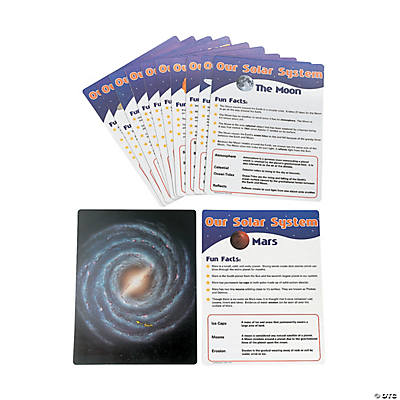 solar system trading cards printable
