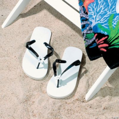 Women’s White “Just Married” Flip Flops