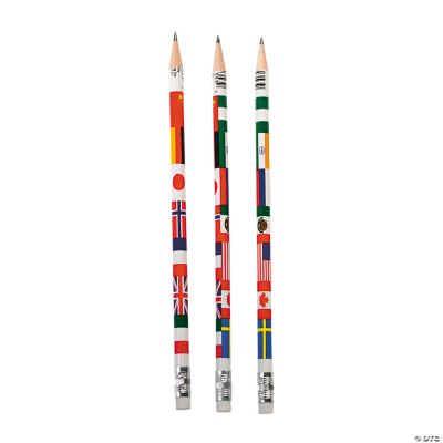 Multicultural Flag Pencils