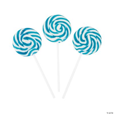 Light Blue Swirl Pops