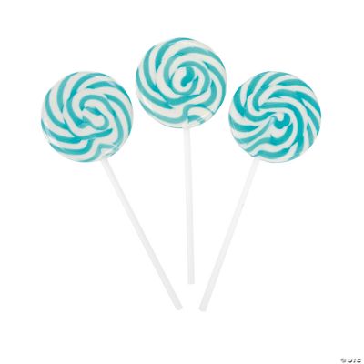 Aqua Blue Swirl Pops