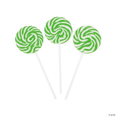 Green Swirl Pops