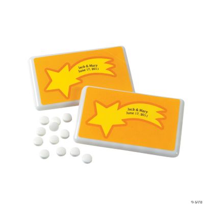 Personalized Shooting Star Mint Containers