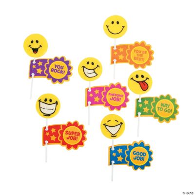 Smile Face Motivational Suckers