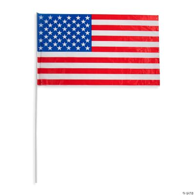 Large Plastic American Flags