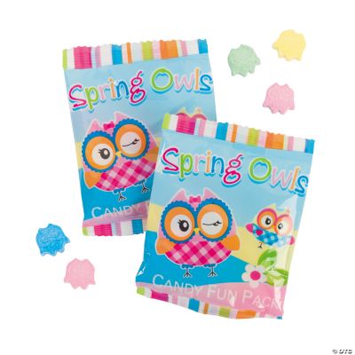 Spring Owls Candy Fun Packs