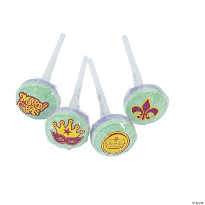 Mardi Gras Lollipops