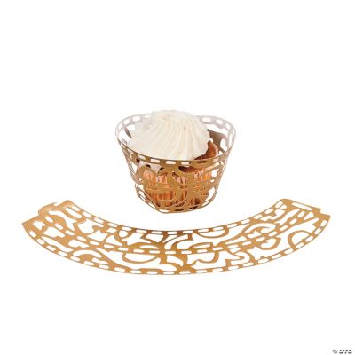 Rustic Western Wedding Laser-Cut Cupcake Collars