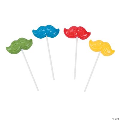 Bright Mustache Suckers