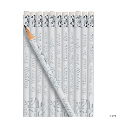 “To Have And To Hold” Wedding Bell Pencils