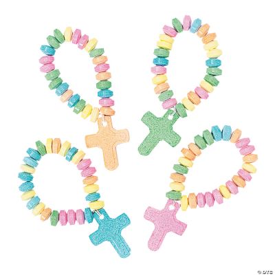 Stretchable Candy Cross Necklaces