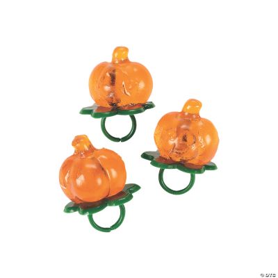 Jack-O’-Lantern-Shaped Sucker Rings