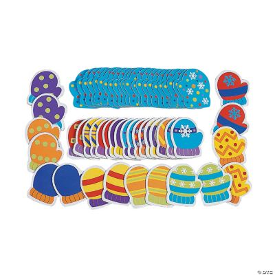 56 Pc. Marvelous Mitten Matching Game