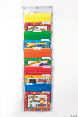 Clear File Folder Pocket Chart