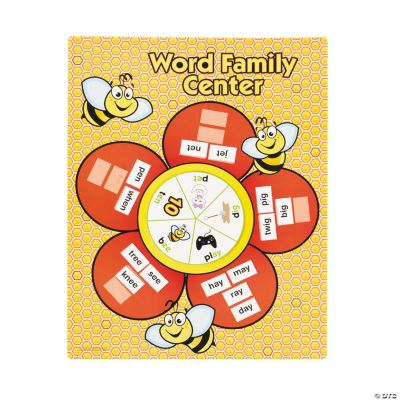 127 Pc. Busy Bee Word Family Center