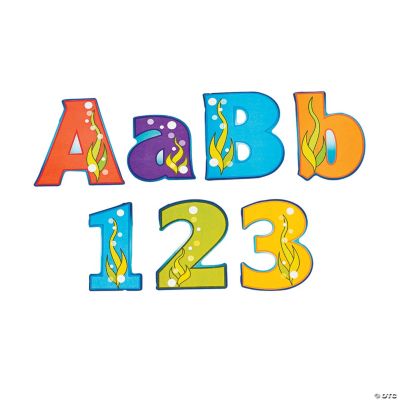 267 Seaside Learning Letters & Numbers