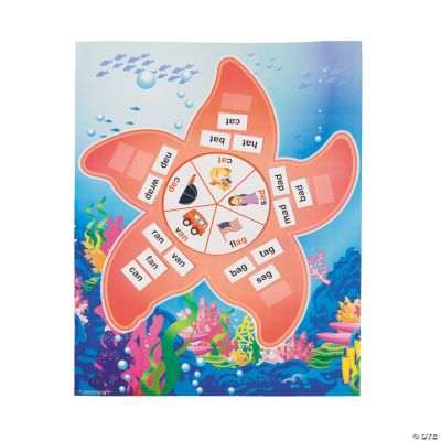 127 Pc. Seaside Learning Word Family Game