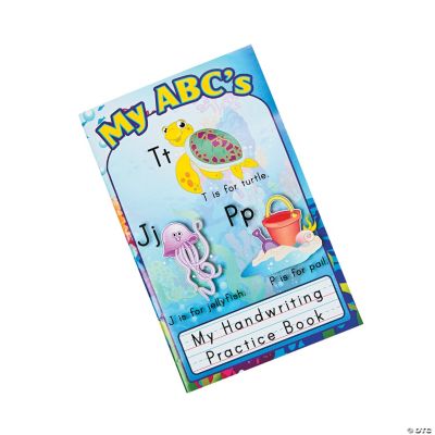 12 Seaside Learning ABC Handwriting Books