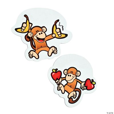 12 Monkey Marketplace Dry Erase Magnets