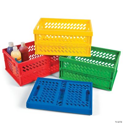 4 Pc. Foldable Storage Crate Assortment