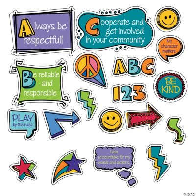 Good Character Bulletin Board Cutouts