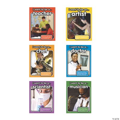 6 Pc. “I Want To Be A...” Occupations Poster Set