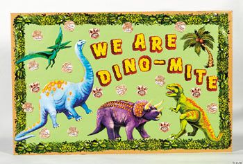 131 Pc. Dinosaur Bulletin Board Set
