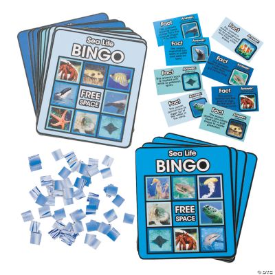 Sea Life Bingo Game