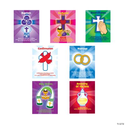 7 Sacraments Learning Chart Set